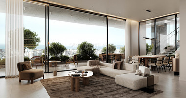 Three Bedroom Penthouse with roof garden and pool for sale in Potamos Germasogeias