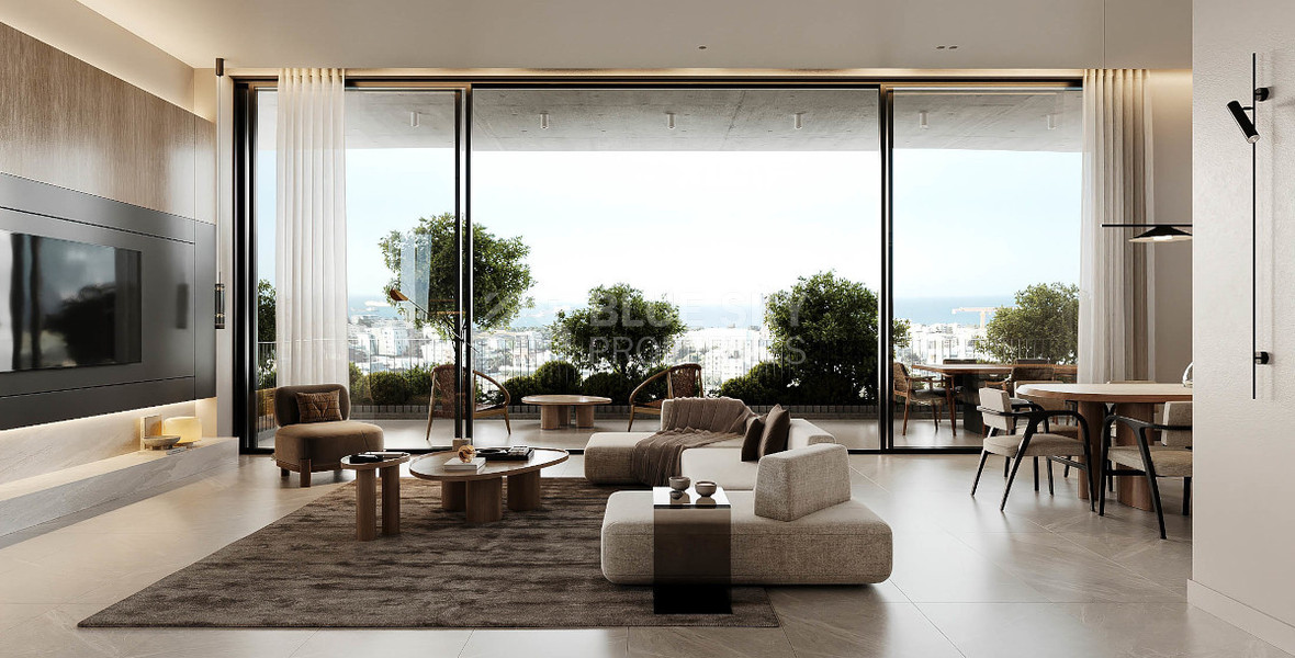 Three Bedroom Penthouse with roof garden and pool for sale in Potamos Germasogeias