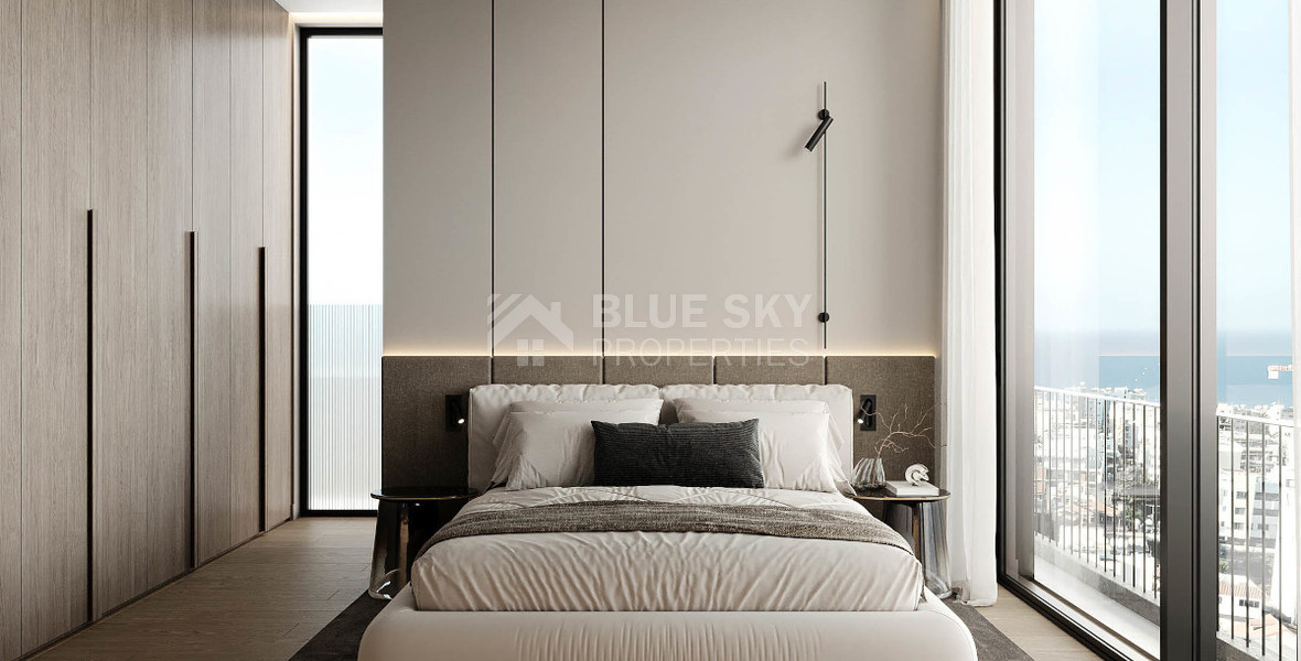 Three Bedroom Penthouse with roof garden and pool for sale in Potamos Germasogeias