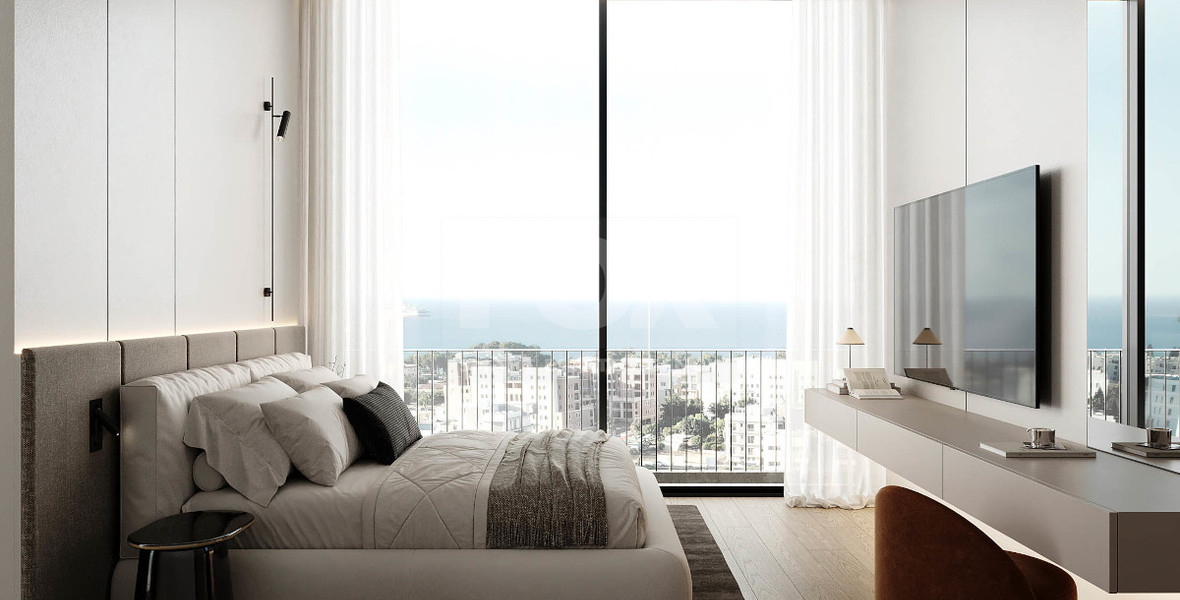 Three Bedroom Penthouse with roof garden and pool for sale in Potamos Germasogeias