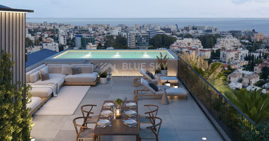 Three Bedroom Penthouse with roof garden and pool for sale in Potamos Germasogeias