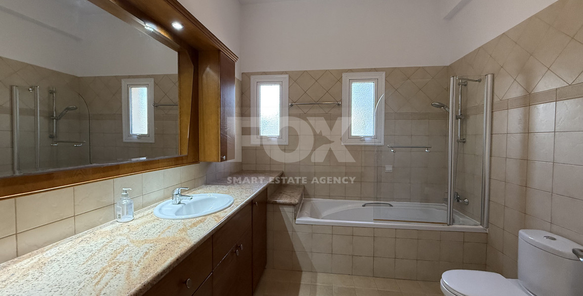 Rent: Unfurnished four bedroom villa in Potamos Germasogeias walking distance to the sea