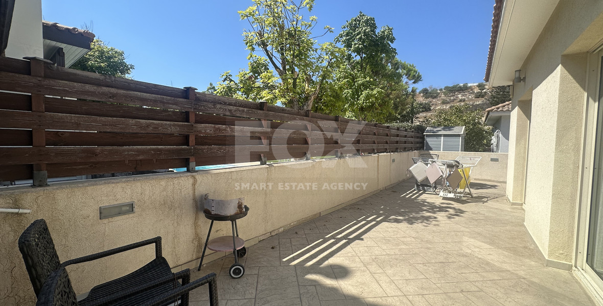 For rent furnished detached two bedroom Bungalow with small garden in Agios Tychonas