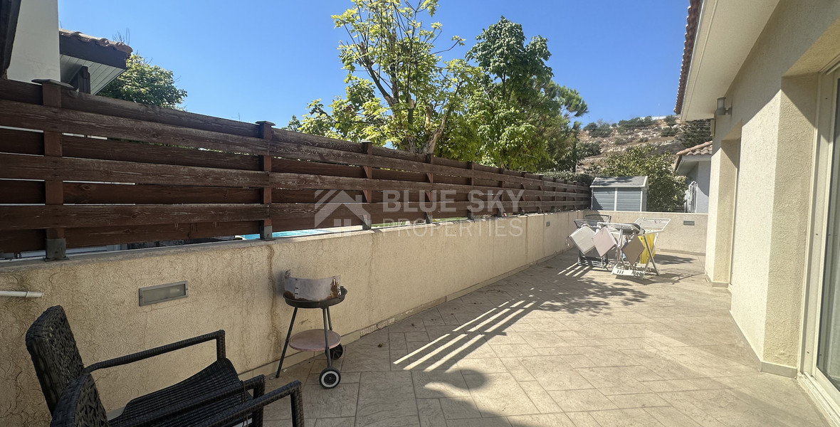 For rent furnished detached two bedroom Bungalow with small garden in Agios Tychonas