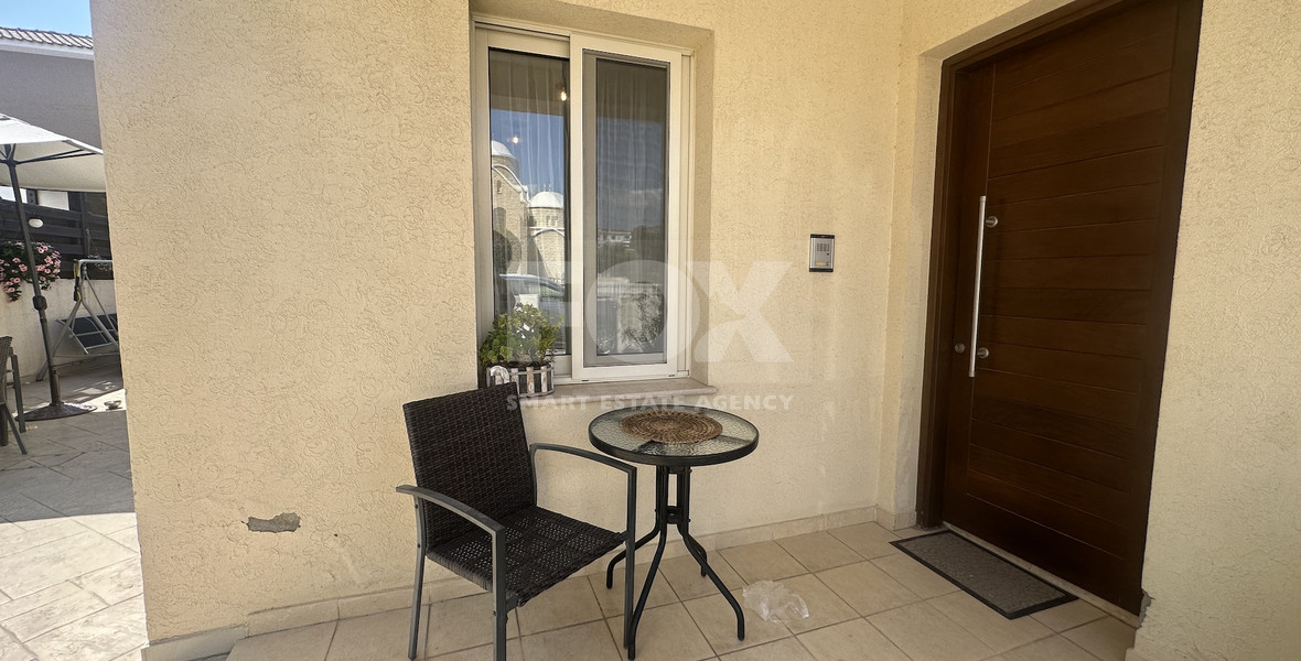 For rent furnished detached two bedroom Bungalow with small garden in Agios Tychonas