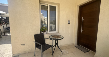 For rent furnished detached two bedroom Bungalow with small garden in Agios Tychonas