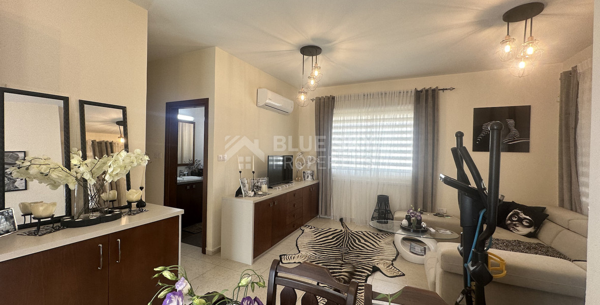 For rent furnished detached two bedroom Bungalow with small garden in Agios Tychonas