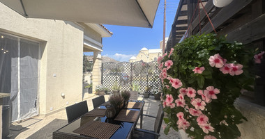 For rent furnished detached two bedroom Bungalow with small garden in Agios Tychonas