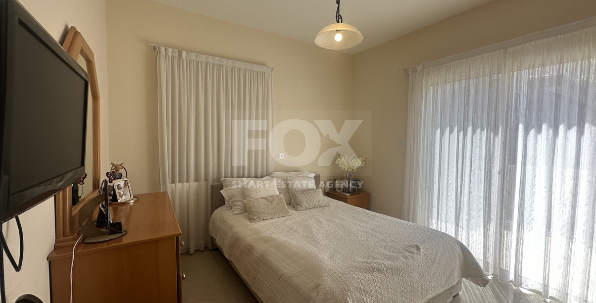 For rent furnished detached two bedroom Bungalow with small garden in Agios Tychonas