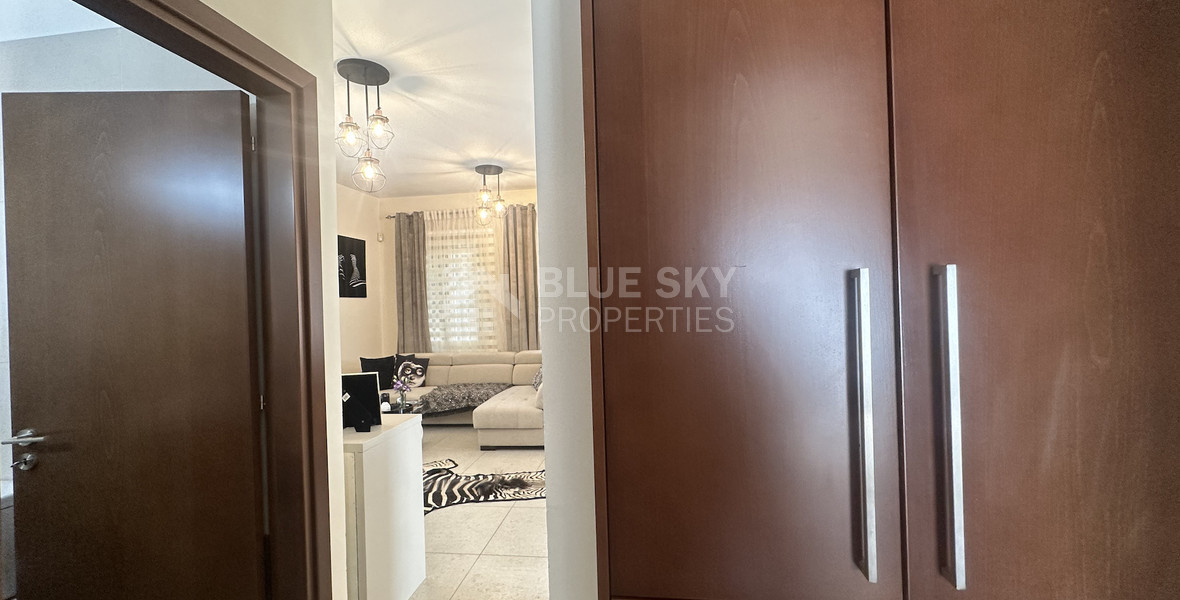 For rent furnished detached two bedroom Bungalow with small garden in Agios Tychonas