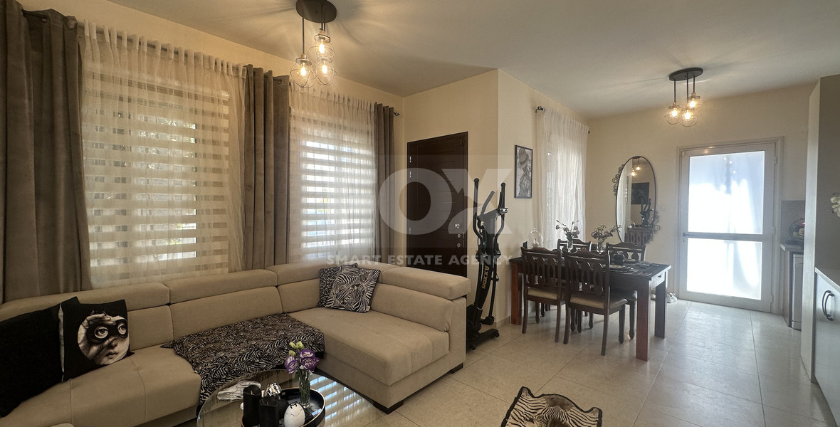 For rent furnished detached two bedroom Bungalow with small garden in Agios Tychonas