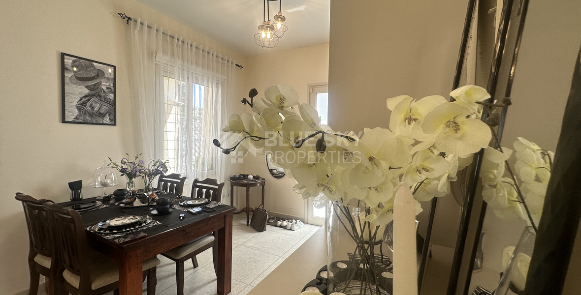 For rent furnished detached two bedroom Bungalow with small garden in Agios Tychonas