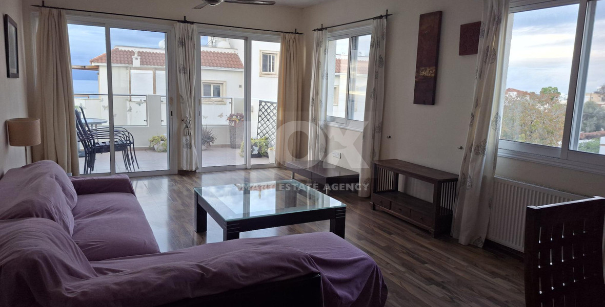 Two bedroom plus office apartment for rent in Kissonerga