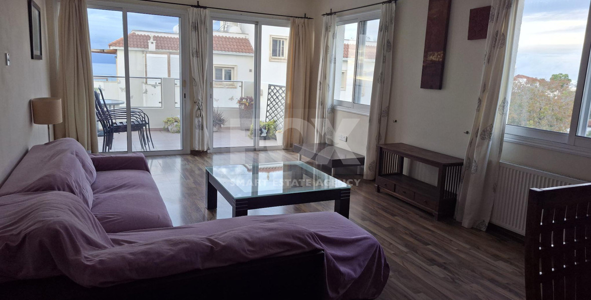Two bedroom plus office apartment for rent in Kissonerga