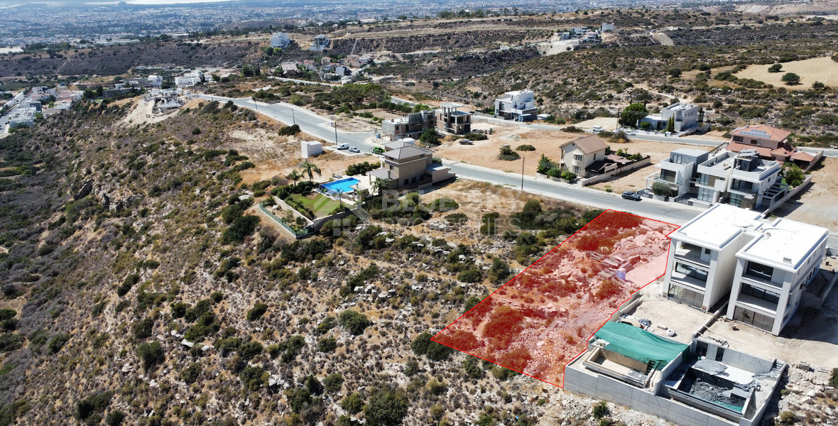 Elevated Plot for Sale in Agia Fyla: with Panoramic Sea & City Views / Pending License for 2 Houses