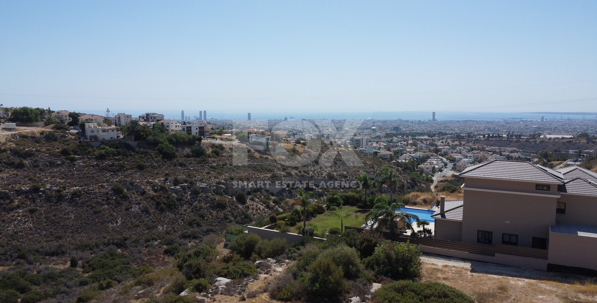 Elevated Plot for Sale in Agia Fyla: with Panoramic Sea & City Views / Pending License for 2 Houses
