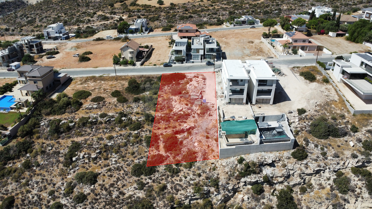 Elevated Plot for Sale in Agia Fyla: with Panoramic Sea & City Views / Pending License for 2 Houses