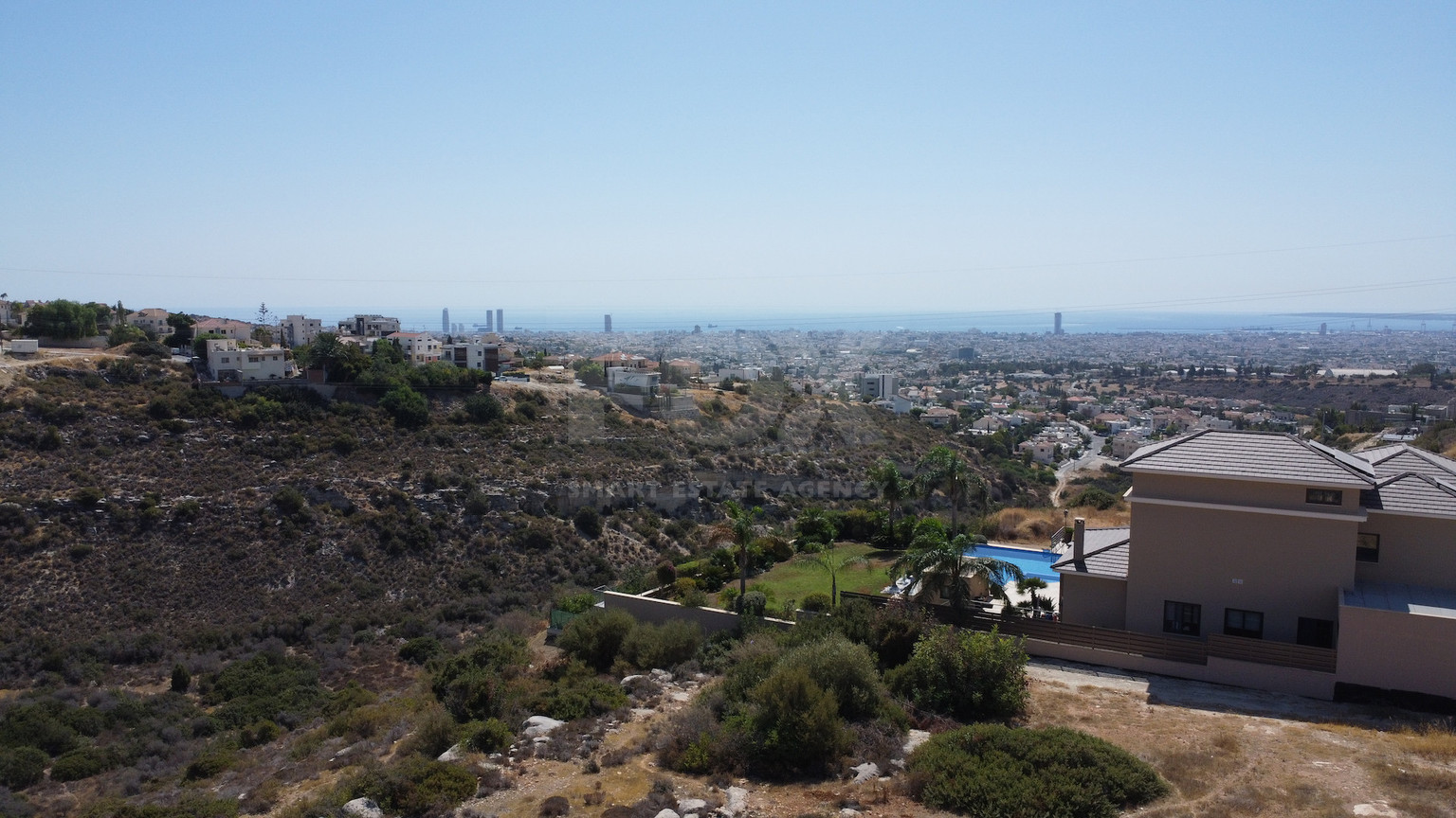 Elevated Plot for Sale in Agia Fyla: with Panoramic Sea & City Views / Pending License for 2 Houses