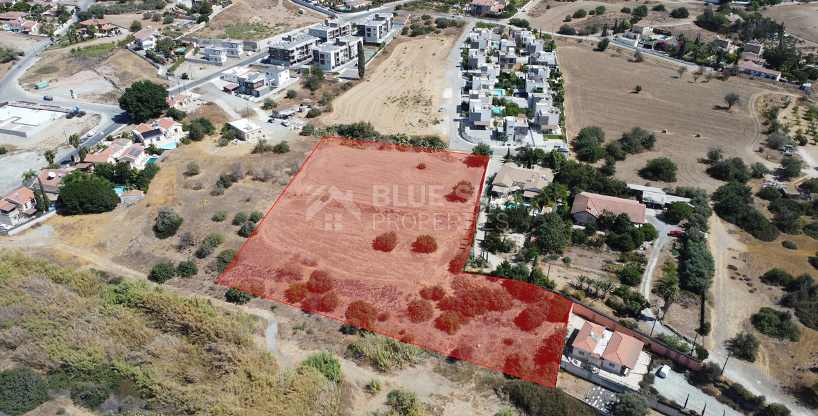Large Residential Development Land for Sale in Pyrgos Limassol: Ideal for Housing Development or Plot Division