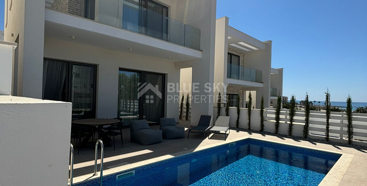 Seaside three bedroom luxury villas in Tombs of the KIngs Area, Paphos
