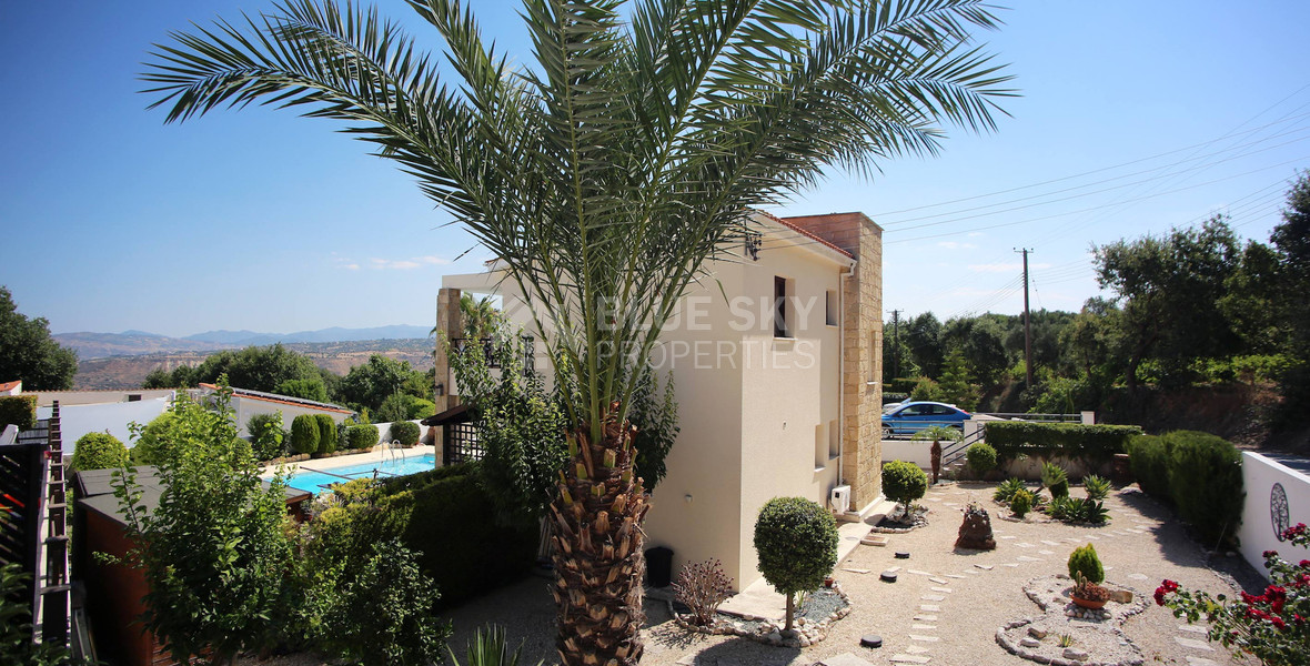 Exclusive Listing - For sale a three bedroom stunning house in Stroumbi , Paphos
