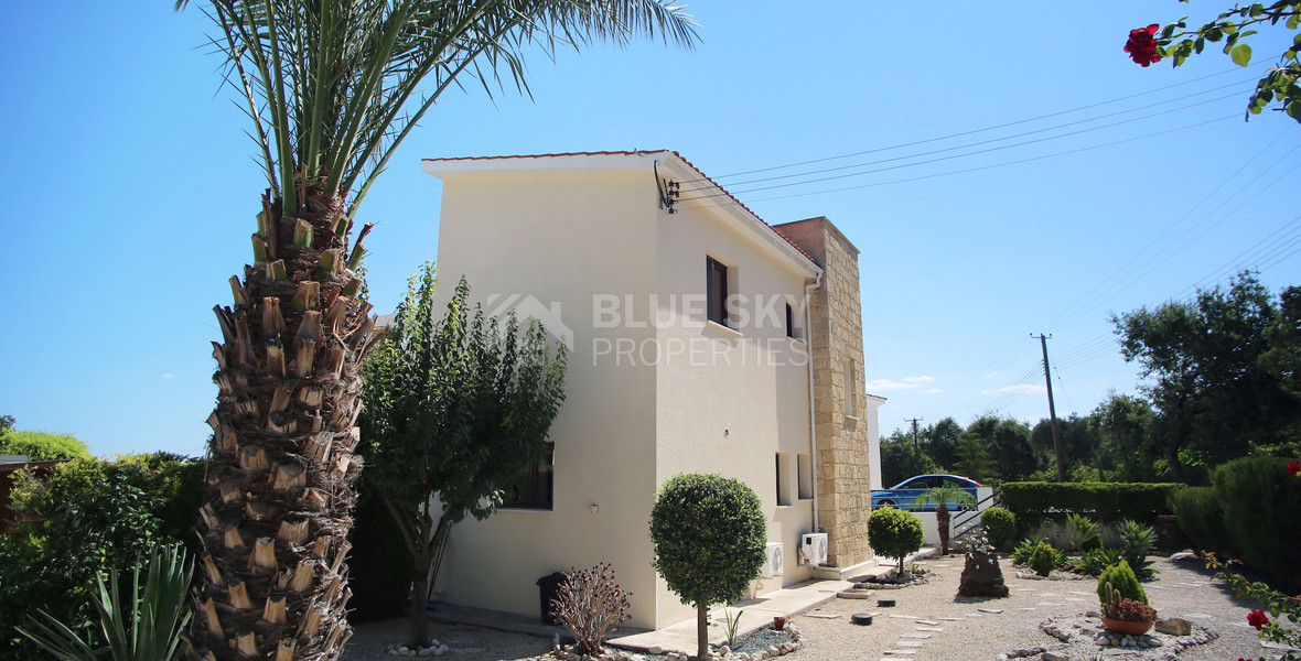 Exclusive Listing - For sale a three bedroom stunning house in Stroumbi , Paphos