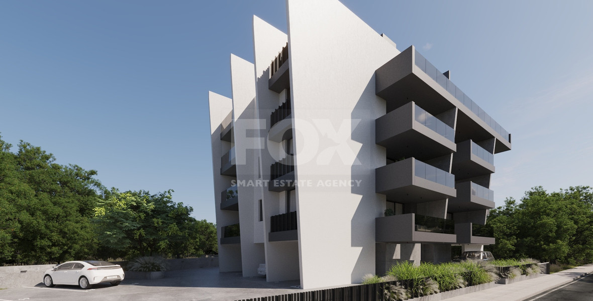 Top floor two bedroom apartment with roof garden for sale in Agios Spyridonas, Limassol