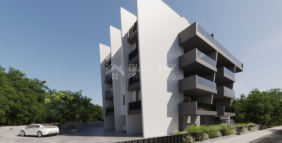 Top floor two bedroom apartment with roof garden for sale in Agios Spyridonas, Limassol