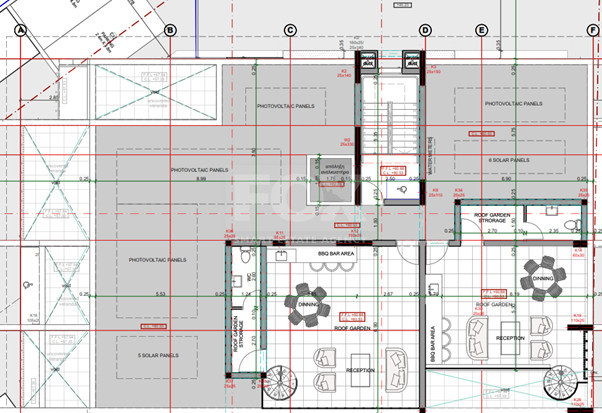 Top floor two bedroom apartment with roof garden for sale in Agios Spyridonas, Limassol