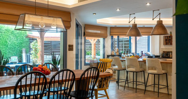 Amazing four bedroom Detached Villa with private swimming pool for sale in Agia Filaxi, Limassol