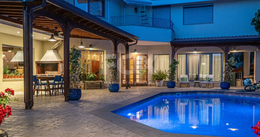 Amazing four bedroom Detached Villa with private swimming pool for sale in Agia Filaxi, Limassol