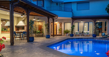 Amazing four bedroom Detached Villa with private swimming pool for sale in Agia Filaxi, Limassol