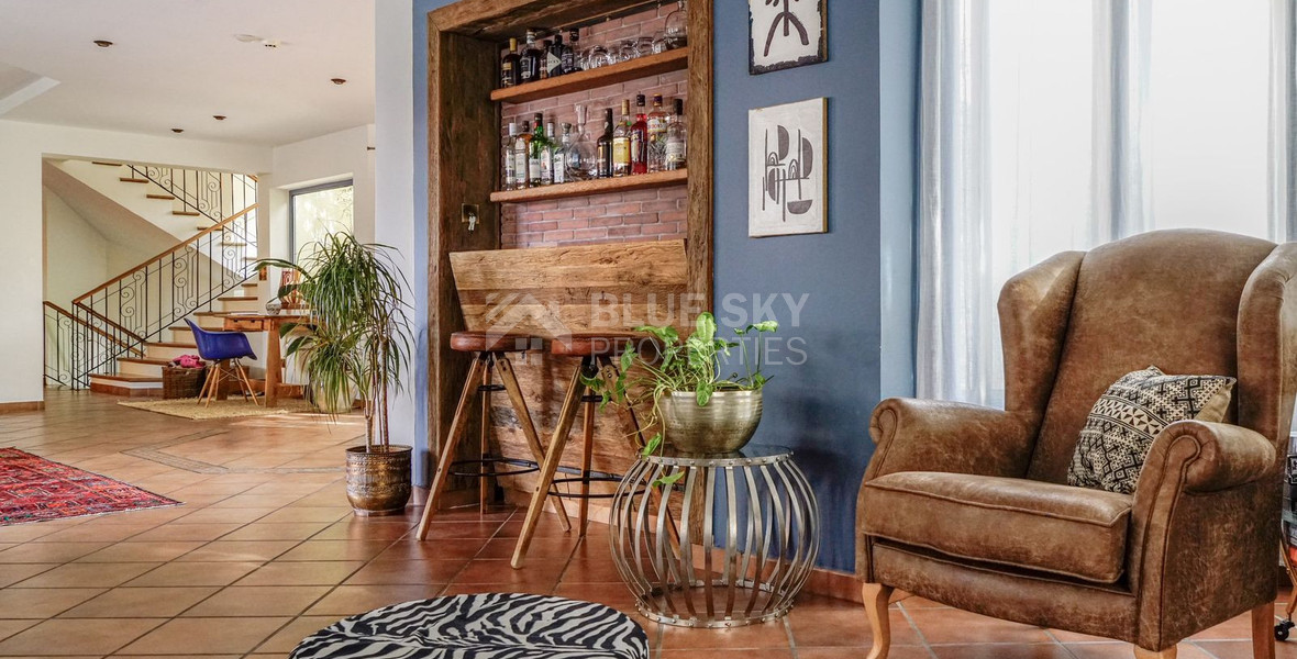 Amazing four bedroom Detached Villa with private swimming pool for sale in Agia Filaxi, Limassol