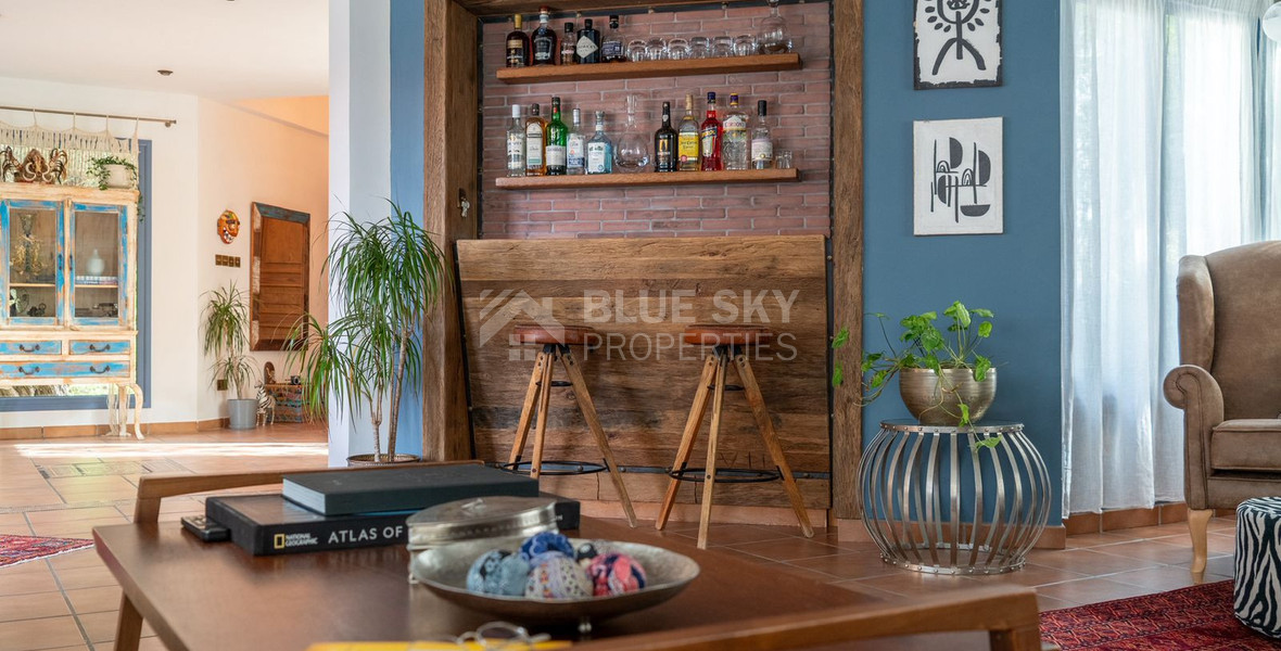 Amazing four bedroom Detached Villa with private swimming pool for sale in Agia Filaxi, Limassol