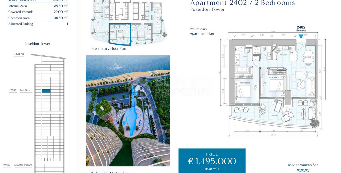 Luxury 3 BDRM Beachfront Apartment for Sale in Limassol Marina – Rare Cyprus Real Estate Investment