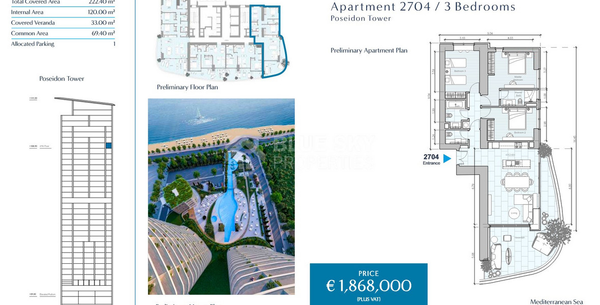 Luxury 3 Bdrm Beachfront Apartment for Sale in Limassol Marina | Top Cyprus Real Estate Investment