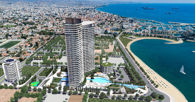 Luxury Three-Bedroom Beachfront Apartment next to Limassol Marina for Sale