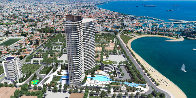 Luxury 3-Bedroom Beachfront Apartment next to Limassol Marina for Sale