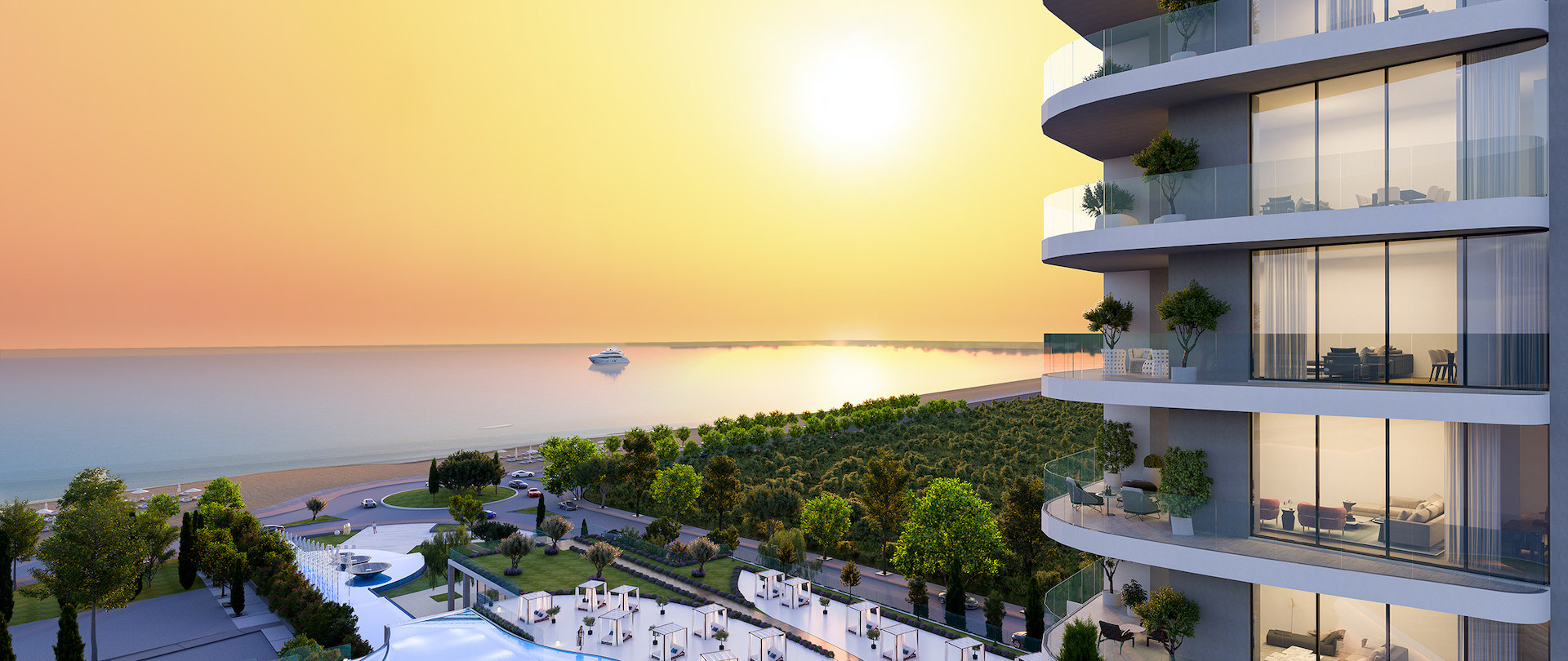 Luxury Three-Bedroom Beachfront & Seafront Apartment for sale next to Limassol Marina | Cyprus Real Estate