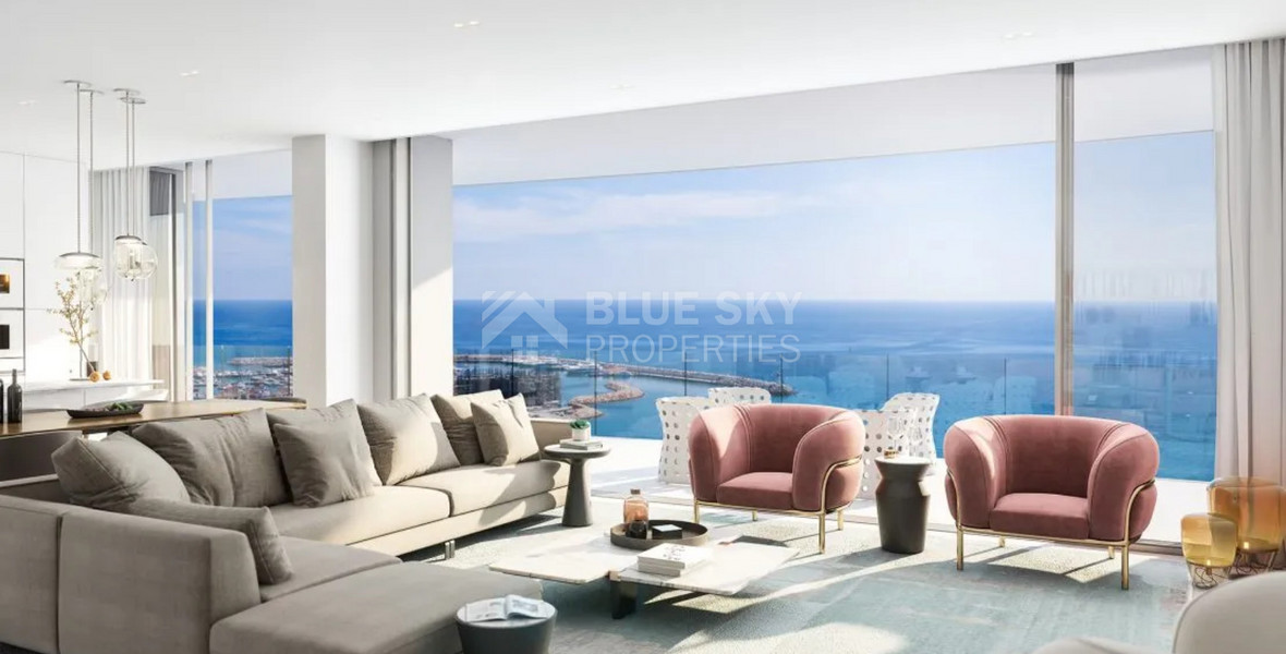 Exclusive 3-Bedroom Seafront Apartment for Sale next to Limassol Marina – Prime Cyprus Real Estate