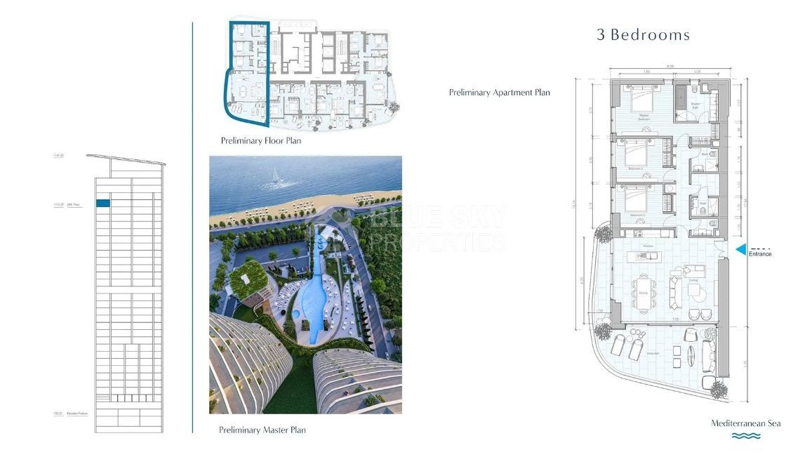 Exclusive Three-Bedroom Seafront Apartment for Sale next to Limassol Marina – Prime Cyprus Real Estate