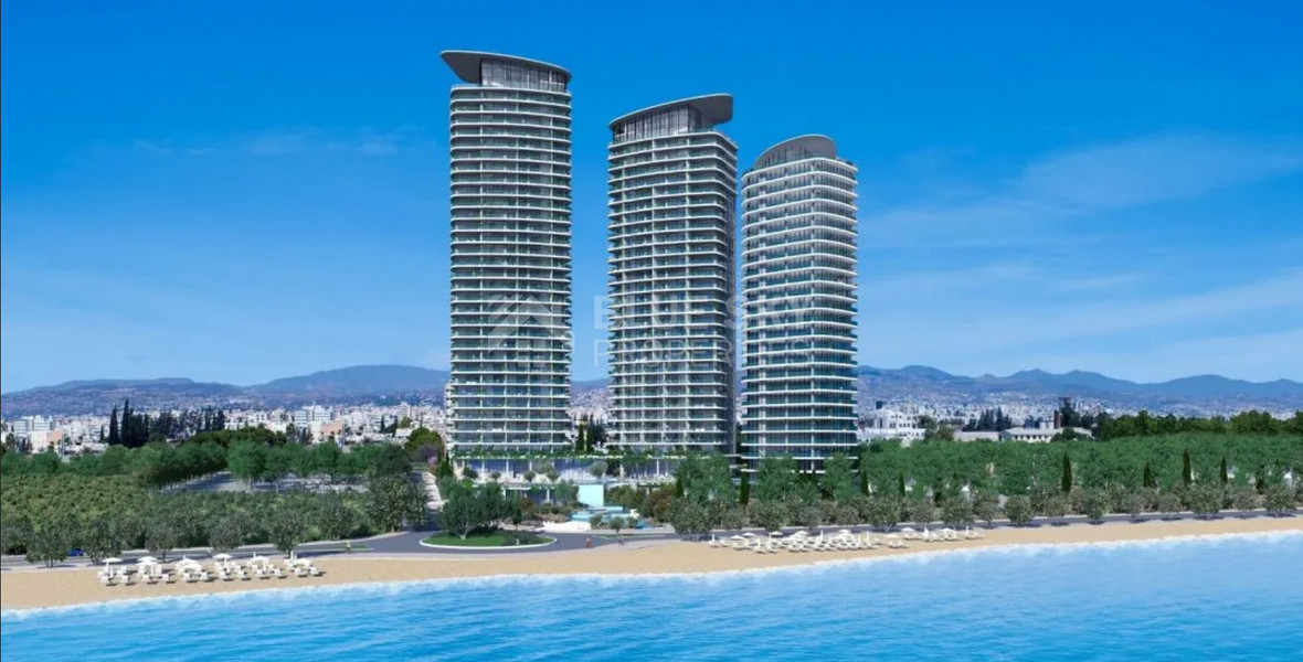 Invest in Limassol: 3-Bedroom Beachfront & Seafront Apartment Next to Marina