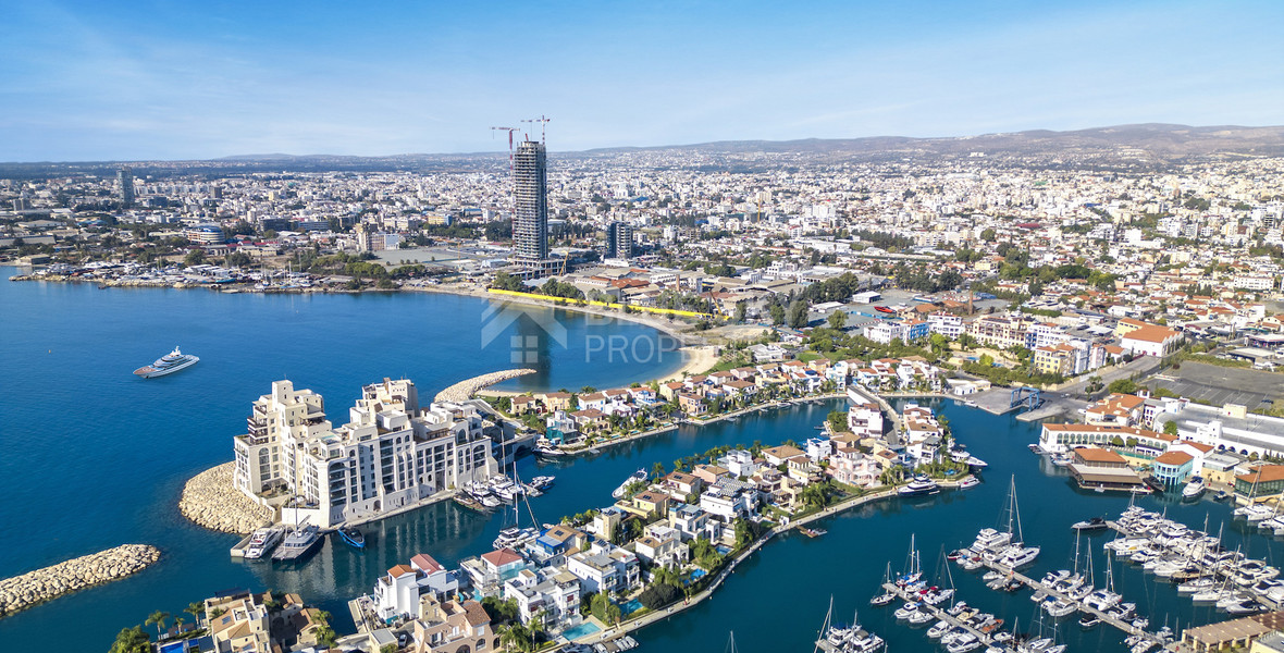 Invest in Limassol: 3-Bedroom Beachfront & Seafront Apartment Next to Marina