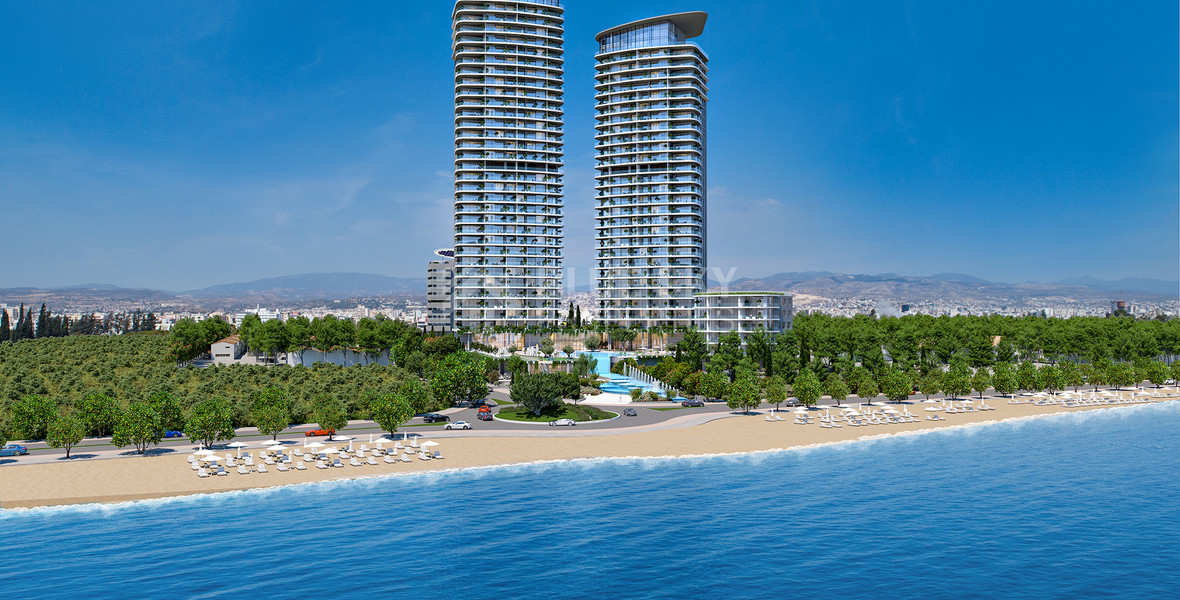 Invest in Limassol: 3-Bedroom Beachfront & Seafront Apartment Next to Marina