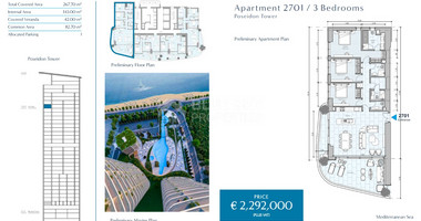 Invest in Limassol: 3-Bedroom Beachfront & Seafront Apartment Next to Marina