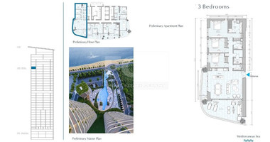 Invest in Limassol: Three-Bedroom Beachfront & Seafront Apartment For sale Next to Marina