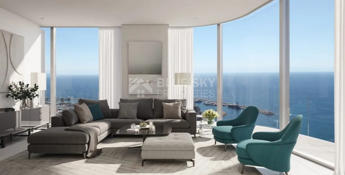 Luxury 3-Bedroom Beachfront & Seafront Apartment Next to Limassol Marina | Prime Cyprus Property Investment