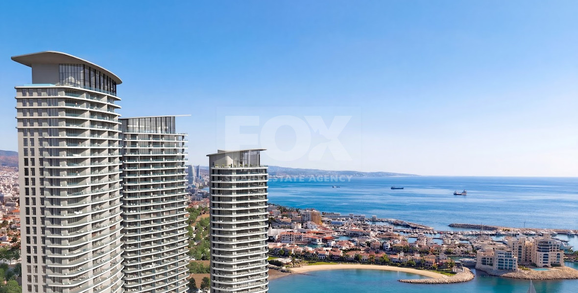 Luxury 3 Bedroom Seafront Apartment for Sale Near Limassol Marina