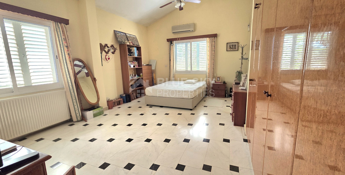 Five plus one bedroom detached house with big garden available for rent in Agios Athanasios Limassol