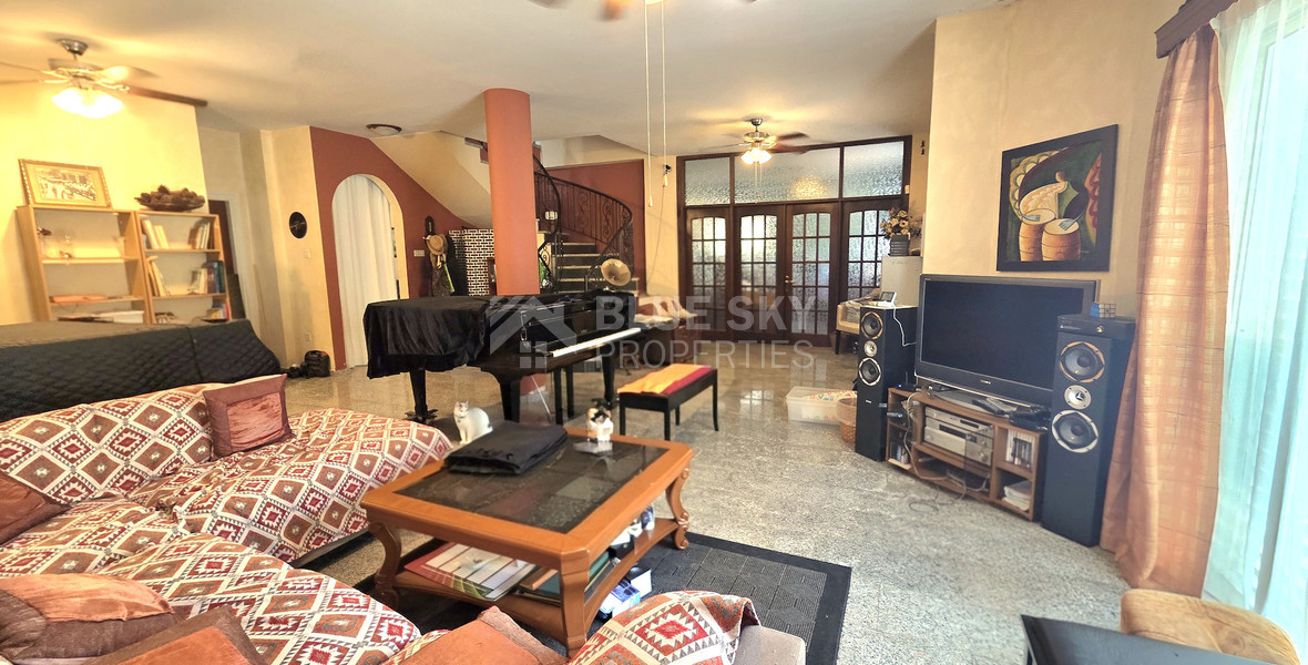 Five plus one bedroom detached house with big garden available for rent in Agios Athanasios Limassol